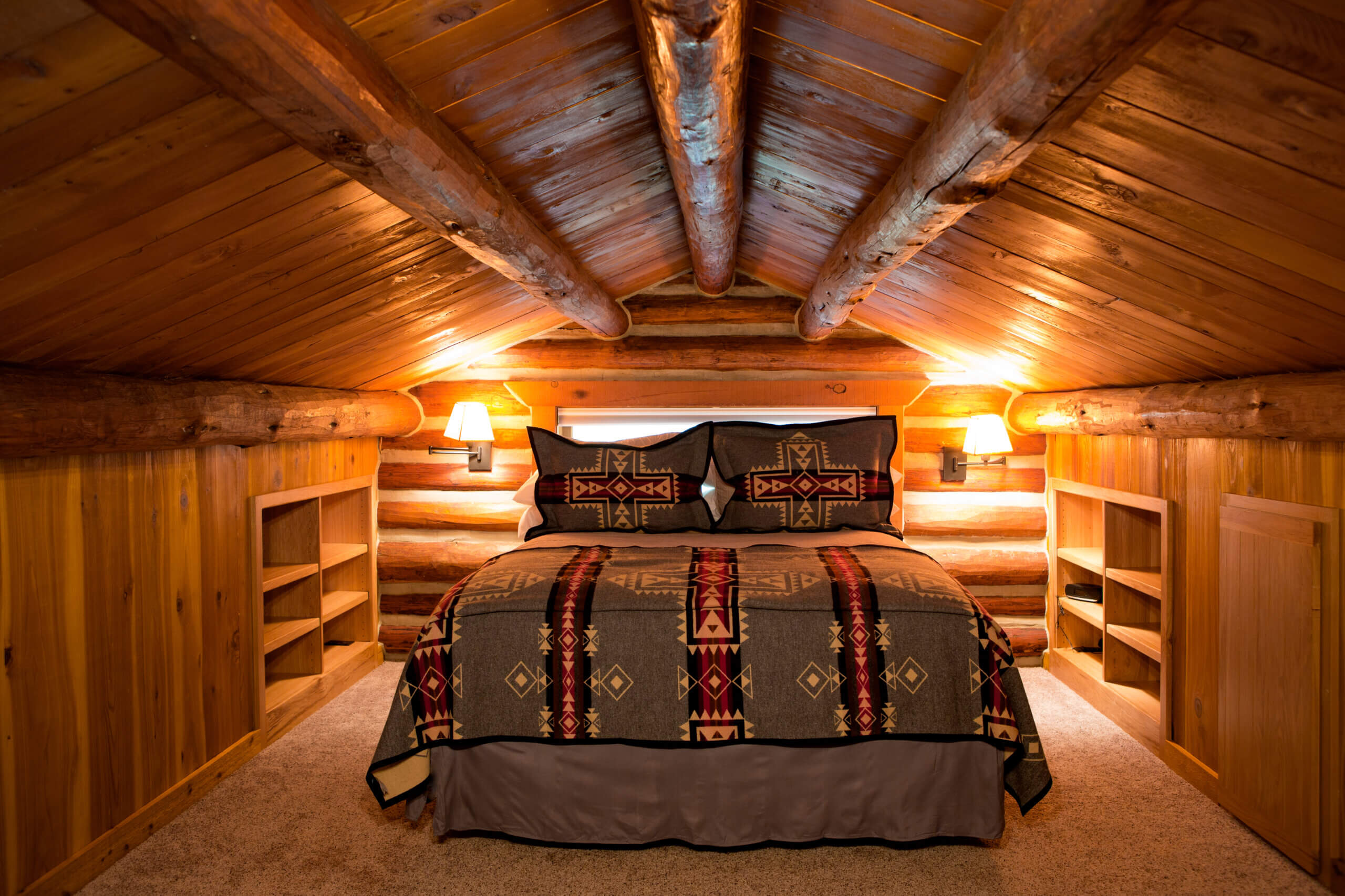 Osprey Cabin Loft Bedroom