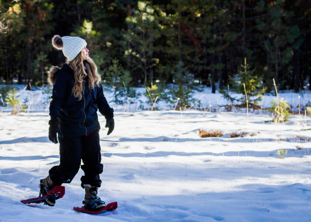 Snowshoeing