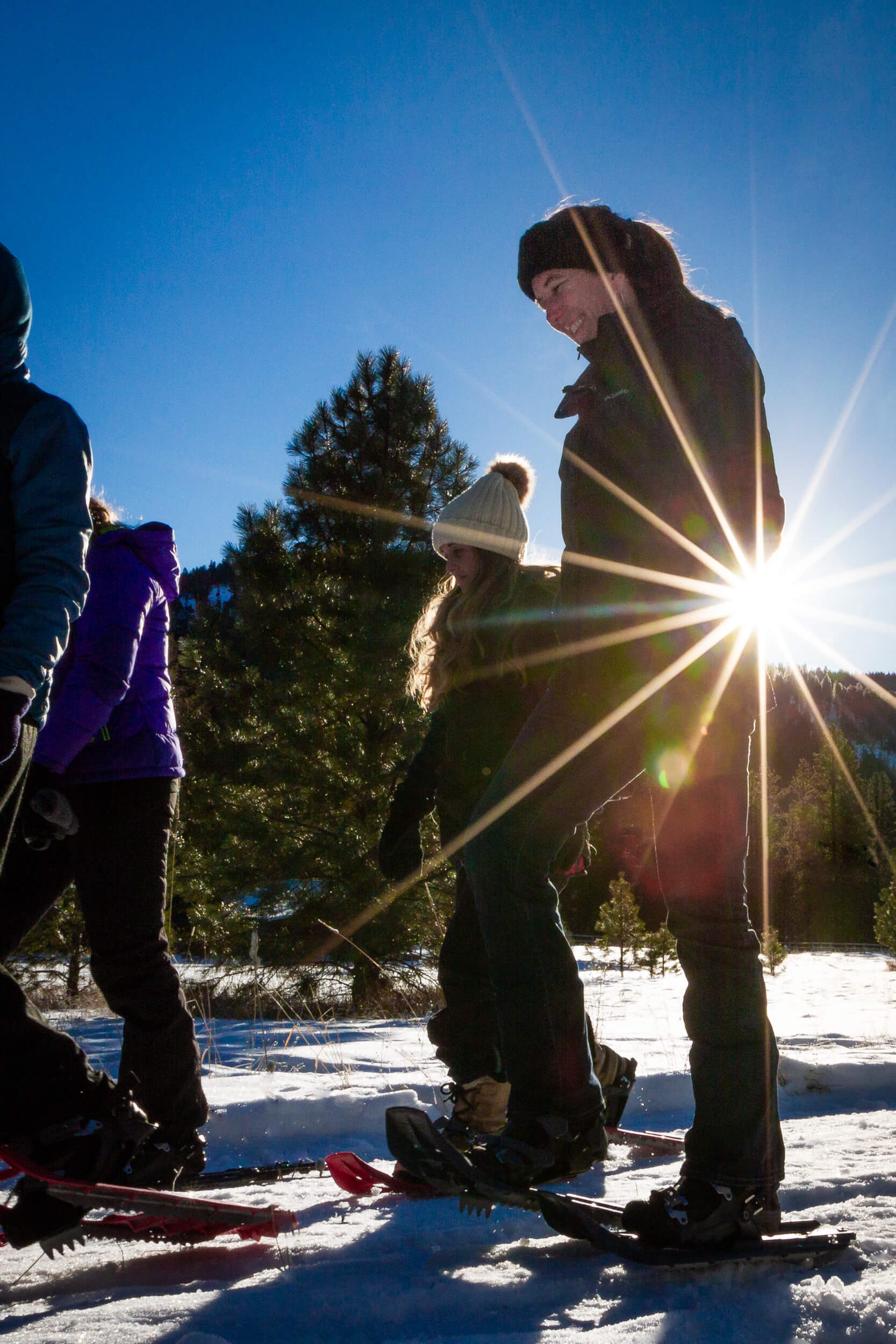 Snowshoeing