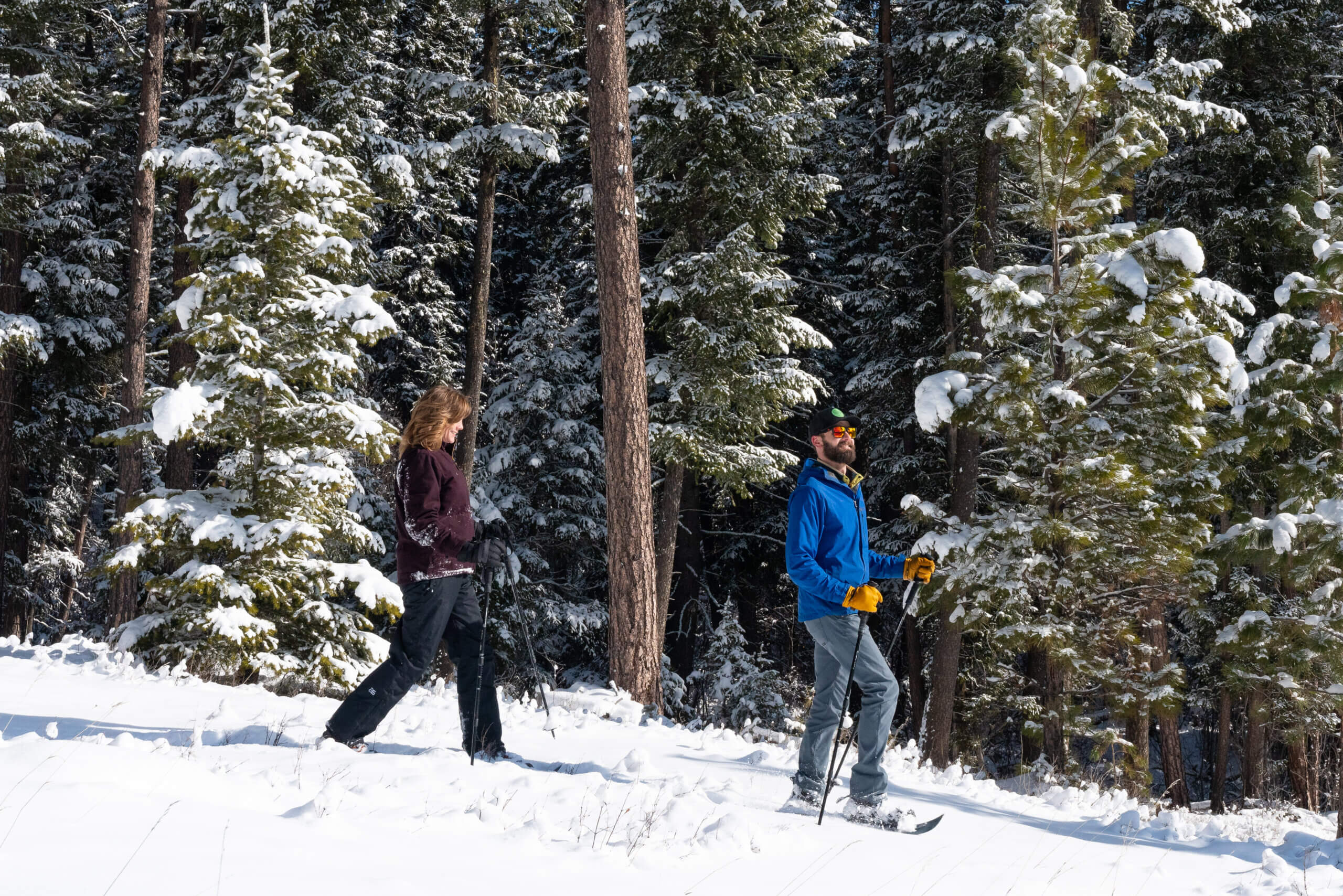 Snowshoeing