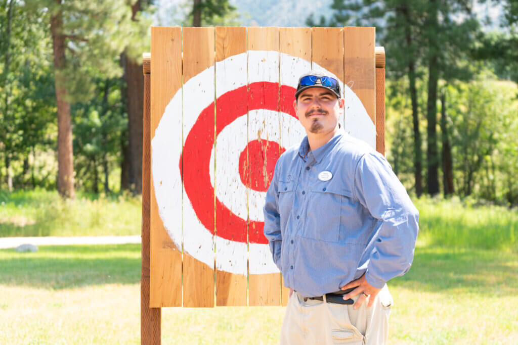 Target - Frontier Skills at Logging Camp