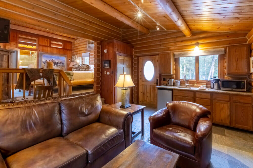 Rocky Knob One Bedroom Luxury Cabin Interior