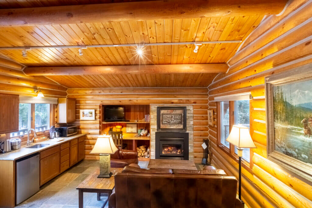 Rocky Knob One Bedroom Luxury Cabin Interior