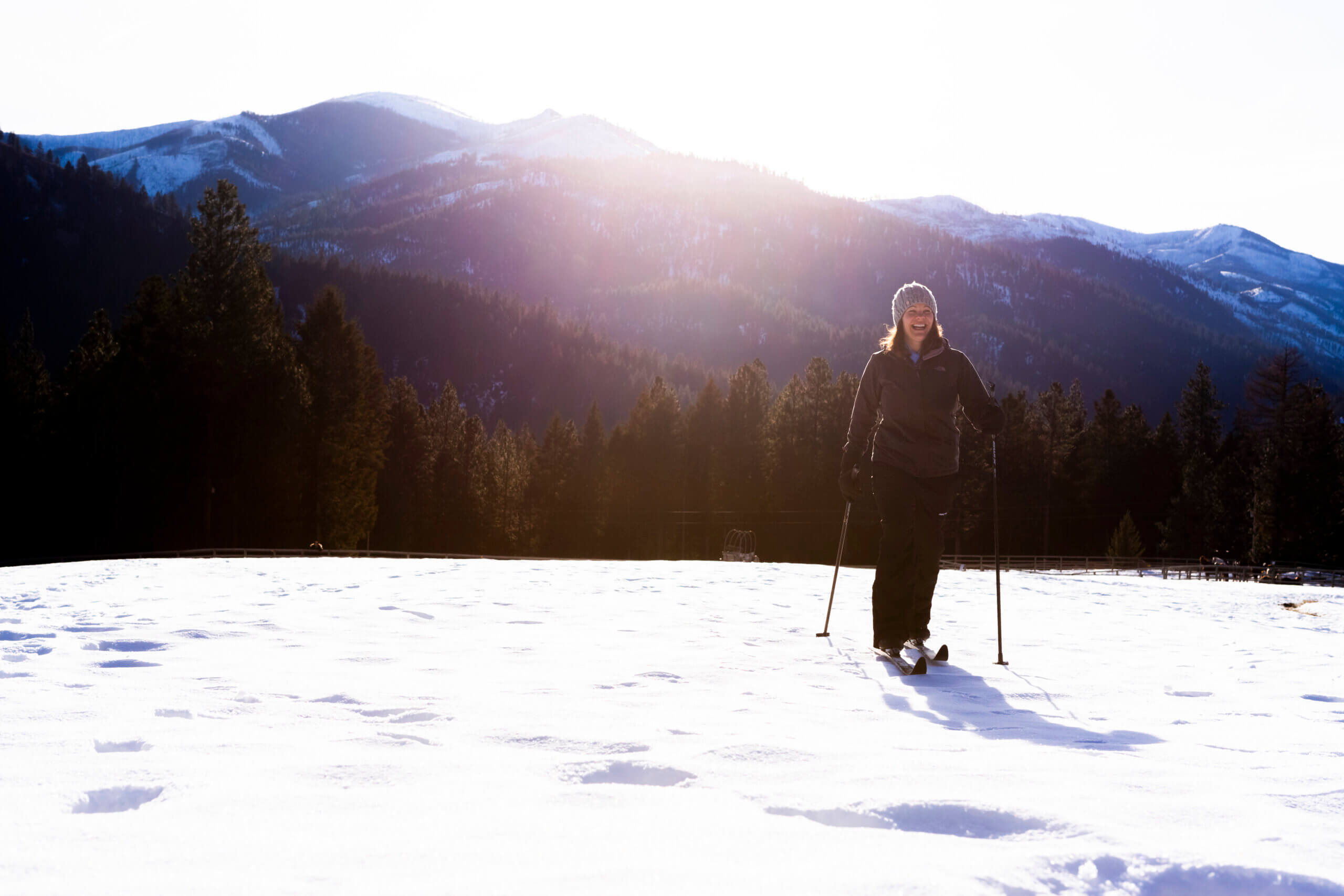 cross country skiing