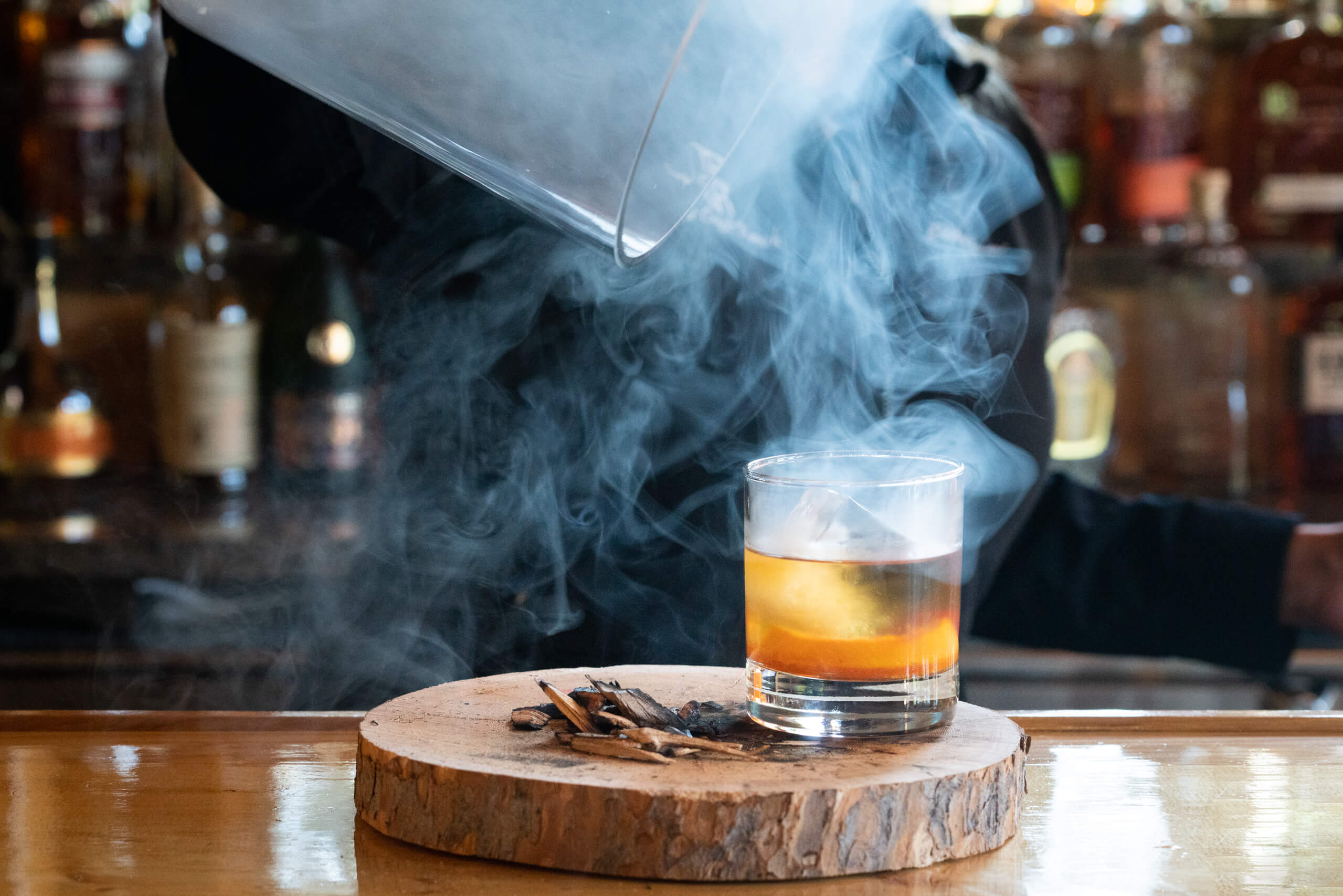 Smoked cocktail