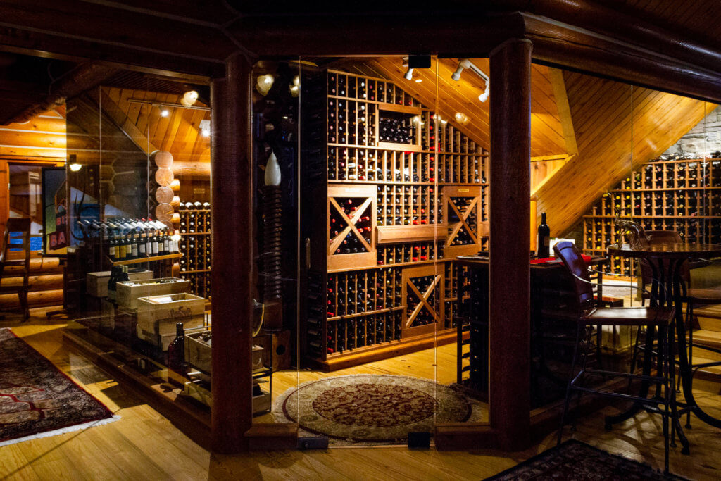 Glass wine Cellar