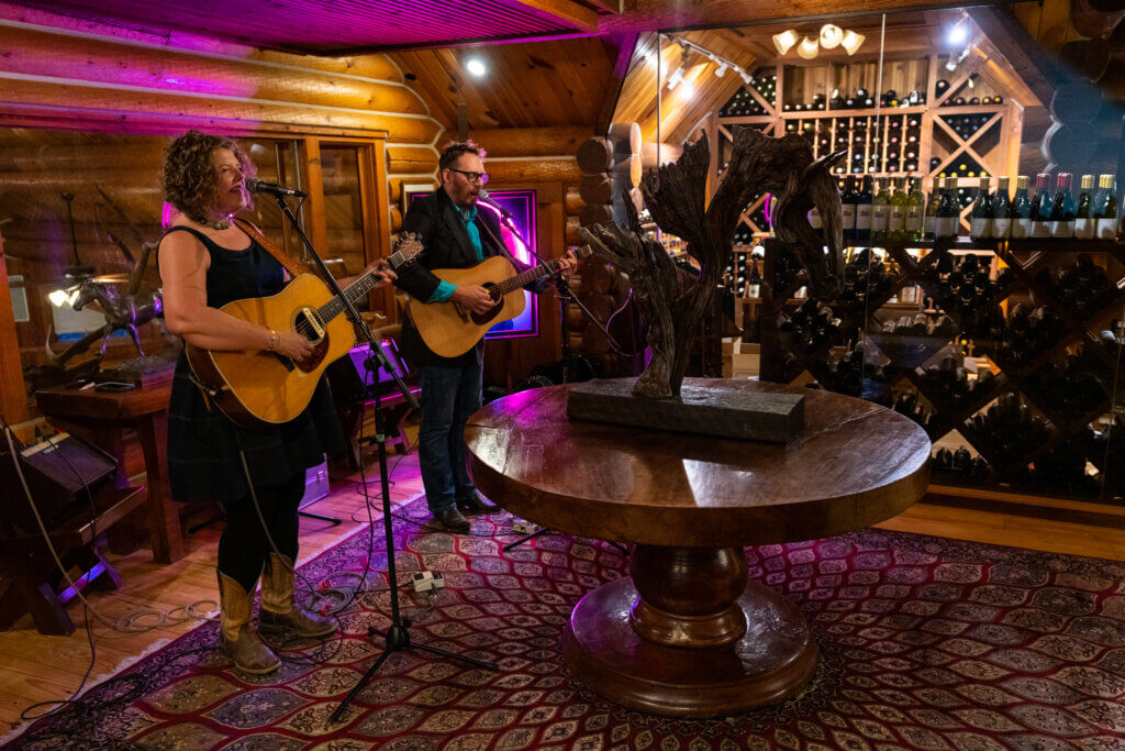 Caroline & Nate Live Music Musicians Rooftop Lounge Wine Cellar