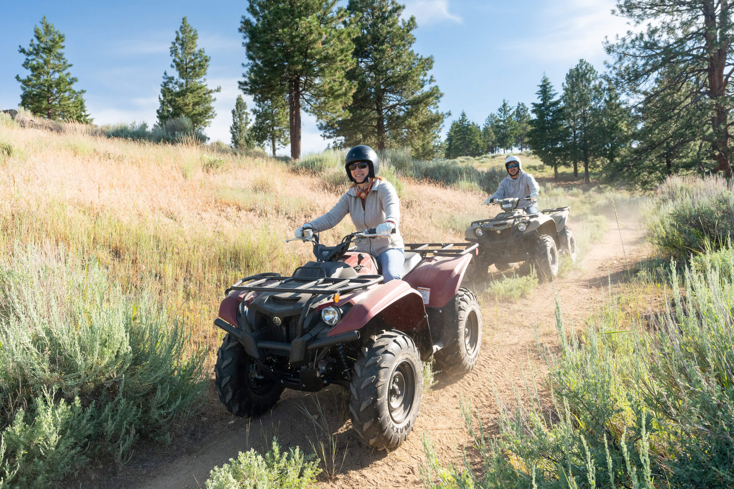 ATV - all terrain vehicle Triple Creek Ranch Experience on the CB Ranch