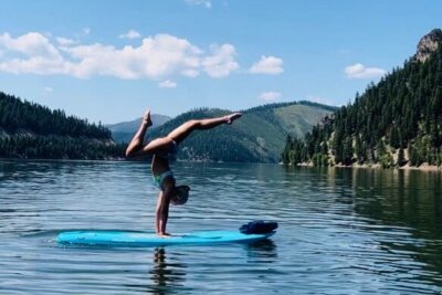 Paddle Boarding Painted Rocks Lake