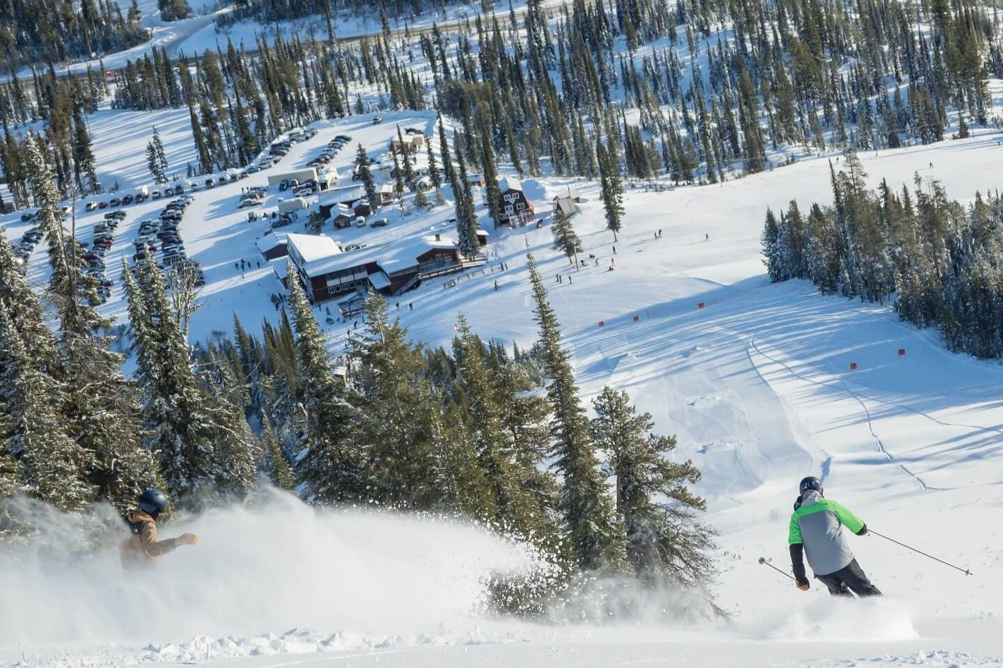 Lost Trail Ski Area Downhill Alpine Skiing with Triple Creek Ranch Ski and Sip Event